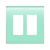 WP5002-CZ Legrand On-Q 2-Gang Studio Wall Plate Cozumel