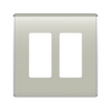 Show product details for WP5002-KK Legrand On-Q 2-Gang Studio Wall Plate Khaki
