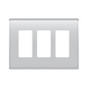 Show product details for WP5003-TI Legrand On-Q 3-Gang Studio Wall Plate Titanium