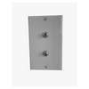 Show product details for WP59DWDX Vanco Wallplate F Dual Decor White