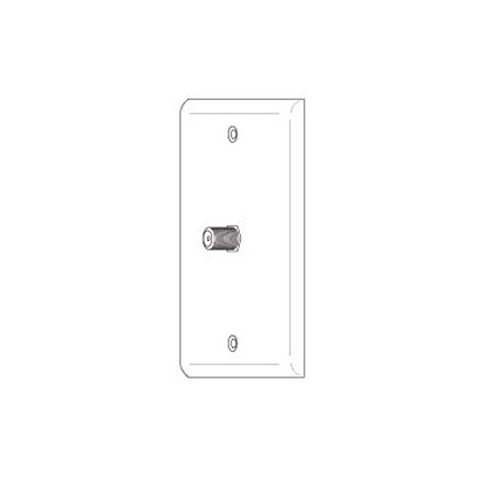 WP59WX Vanco Wallplate F White