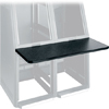 Show product details for WS2-S18-GBC Middle Atlantic Two Bay Straight Black T-Mold Trim - Center (Left And Right Side Unfinished)