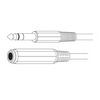 Show product details for XC20 Vanco Cable 1/4" Stereo Plug / 1/4" Stereo Jack CC 20ft