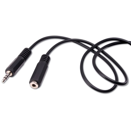 Vanco 3.5 mm Straight Stereo Headphone Extension Cable (3.5 mm Plug to Jack)