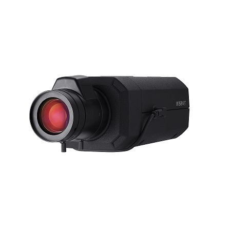 XNB-9003 Hanwha Techwin 30FPS @ 8MP Outdoor Day/Night WDR Box IP Security Camera 12VDC/PoE – No Lens