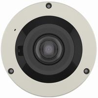 XNF-8010RV Hanwha Vision X Series 1.6mm 30FPS @ 6MP Outdoor IR Day/Night WDR Fisheye IP Security Camera 12VDC/POE