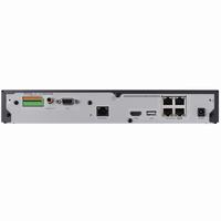 XRN-420S-2TB Hanwha Vision 4 Channel at 4K (2160p) NVR 50Mbps Max Throughput - 2TB w/ Built-in 4 Port PoE