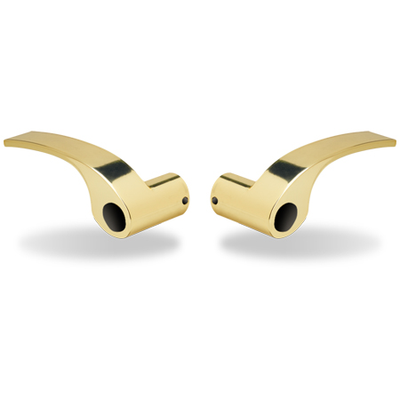 YR05D833 Yale Milan Lever Pair - Polished Brass