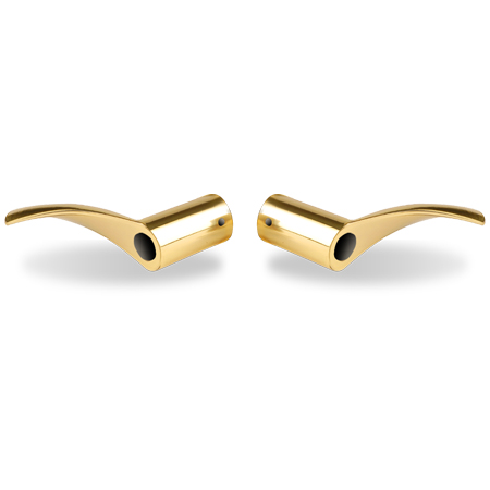 YR05D843 Yale Marina Lever Pair - Polished Brass