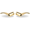 Show product details for YR05D843 Yale Marina Lever Pair - Polished Brass