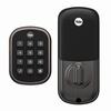 Show product details for YRD136-ZW2-0BP Yale Pro Pushbutton Deadbolt Z-Wave Key Free - Oil Rubbed Bronze (Permanent)