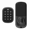 YRD136-ZW2-BSP Yale Pro Pushbutton Deadbolt Z-Wave Key Free - Black Suede