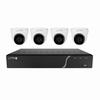 ZIPK4TA Speco Technologies 4 Channel Surveillance Kit with Three 5MP IP Cameras and One 8MP Advanced Analytics Camera, 1TB