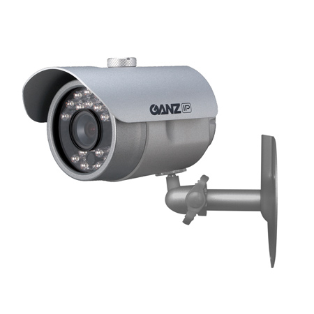 ZN-MB243M Ganz 4mm 30FPS @ 1920 x 1080 Outdoor IR Day/Night IP Bullet Security Camera PoE