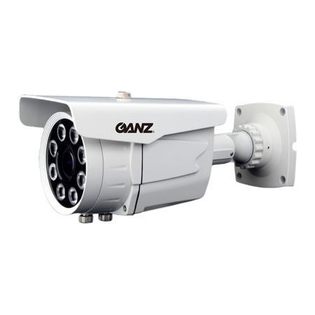 ZN8-B4NVF56 Ganz 2.8-12mm 30FPS @ 1920 x 1080 Outdoor IR Day/Night WDR Bullet IP Security Camera 12VDC/POE