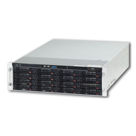 ZNR-8TB-RL Ganz Up to 40 IP Cameras 8TB RAID-6 & DVD-RW16 bay Hot Swap Chassis