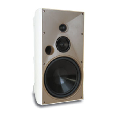 PAS42830 Proficient Audio AW830wht Pair of Indoor/Outdoor Speakers w/ 8" Woofer, 3" Midrange & 1" Tweeter - White