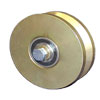 Show product details for SSPW4 Pach & Co Solid Steel V-Groove Wheel 4" Diameter 2pk