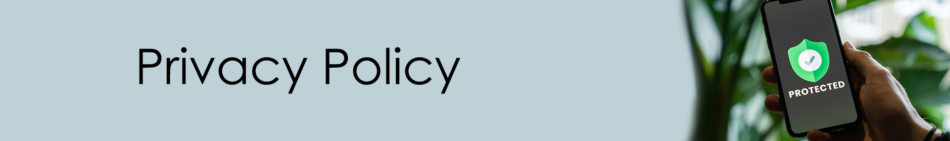 Privacy Policy Banner