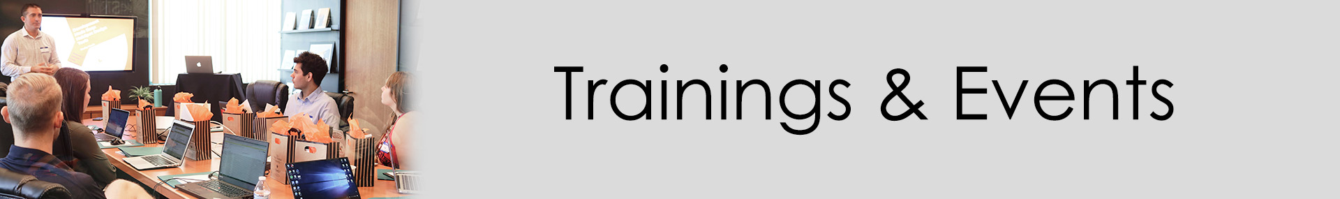 Trainings and Events