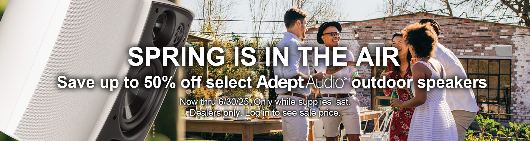 Adept Audio Outdoor Speaker Sale